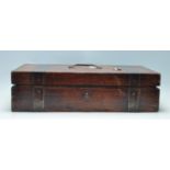 ANTIQUE EARLY GEORGIAN PISTOL BOX