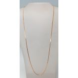 9CT GOLD NECKLACE SNAKE CHAIN LINK