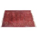 VINTAGE PERSIAN ISLAMIC BASRA RUG