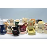 LARGE QUANTITY OF VINTAGE RETRO PUB ADVERTISING WHISKY JUGS