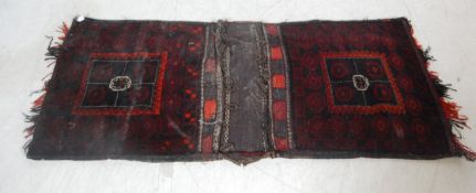 TURKISH HANDMADE TRADITIONAL KILIM SADDLEBAG WALL HANGING.