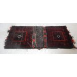 TURKISH HANDMADE TRADITIONAL KILIM SADDLEBAG WALL HANGING.