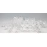 LARGE COLLECTION OF VINTAGE RETRO 20TH CENTURY CRYSTAL GLASS