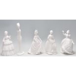 COLLECTION OF FOUR VINTAGE 20TH CENTURY ROYAL WORCESTER FIGURINES