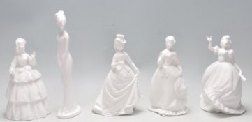 COLLECTION OF FOUR VINTAGE 20TH CENTURY ROYAL WORCESTER FIGURINES