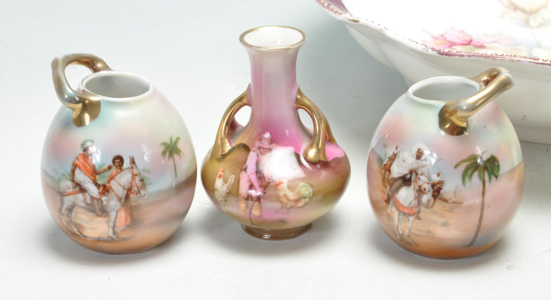 COLLECTION OF VINTAGE 20TH CENTURY ROYAL BAYREUTH BAVARIA GERMAN PORCELAIN VASES - Image 2 of 8