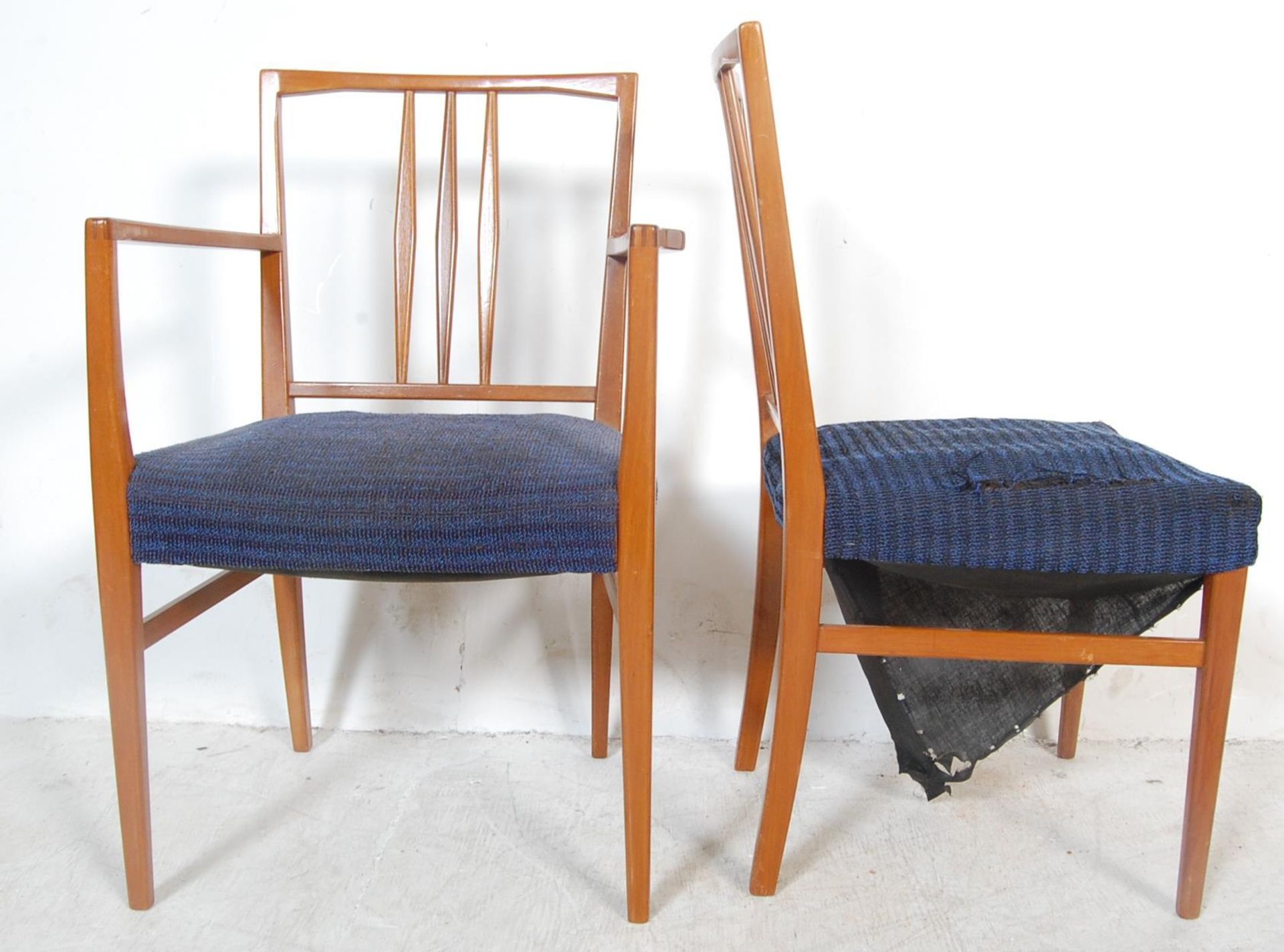SIX MID CENTURY GORDON RUSSELL DINING CHAIRS - Image 3 of 4