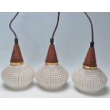 VINTAGE RETRO 20TH CENTURY DANISH INSPIRED CEILING LIGHT