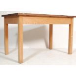 20TH CENTURY oak COUNTRY STYLE KITCHEN DINING TABL