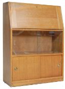 RETRO VINTAGE 1950S OAK STUDENT BUREAU.