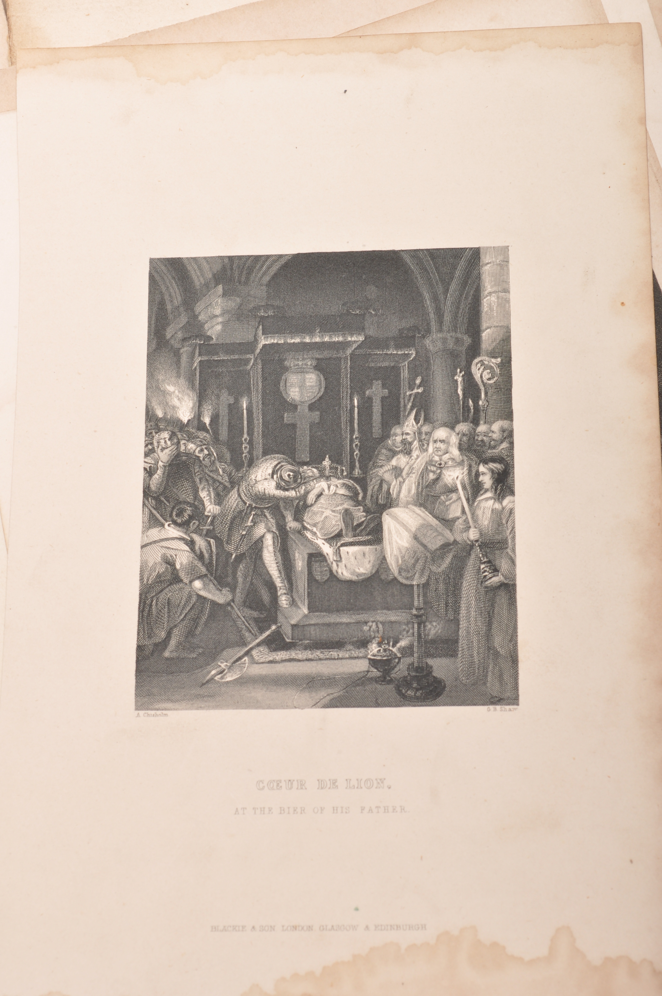 COLLECTION OF ANTIQUE COLOURED ENGRAVINGS & BOOK P - Image 8 of 15