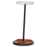 RETRO VINTAGE ATOMIC CHROME UMBRELLA STAND / STICK