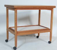 RETRO VINTAGE 1980’S TEAK WOOD SERVING TROLLEY