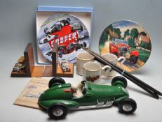 GROUP OF VINTAGE SPORTS CAR RELATED ITEMS