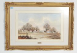 MID CENTURY WATERCOLOUR PAINTING BY ISABEL CASTLE
