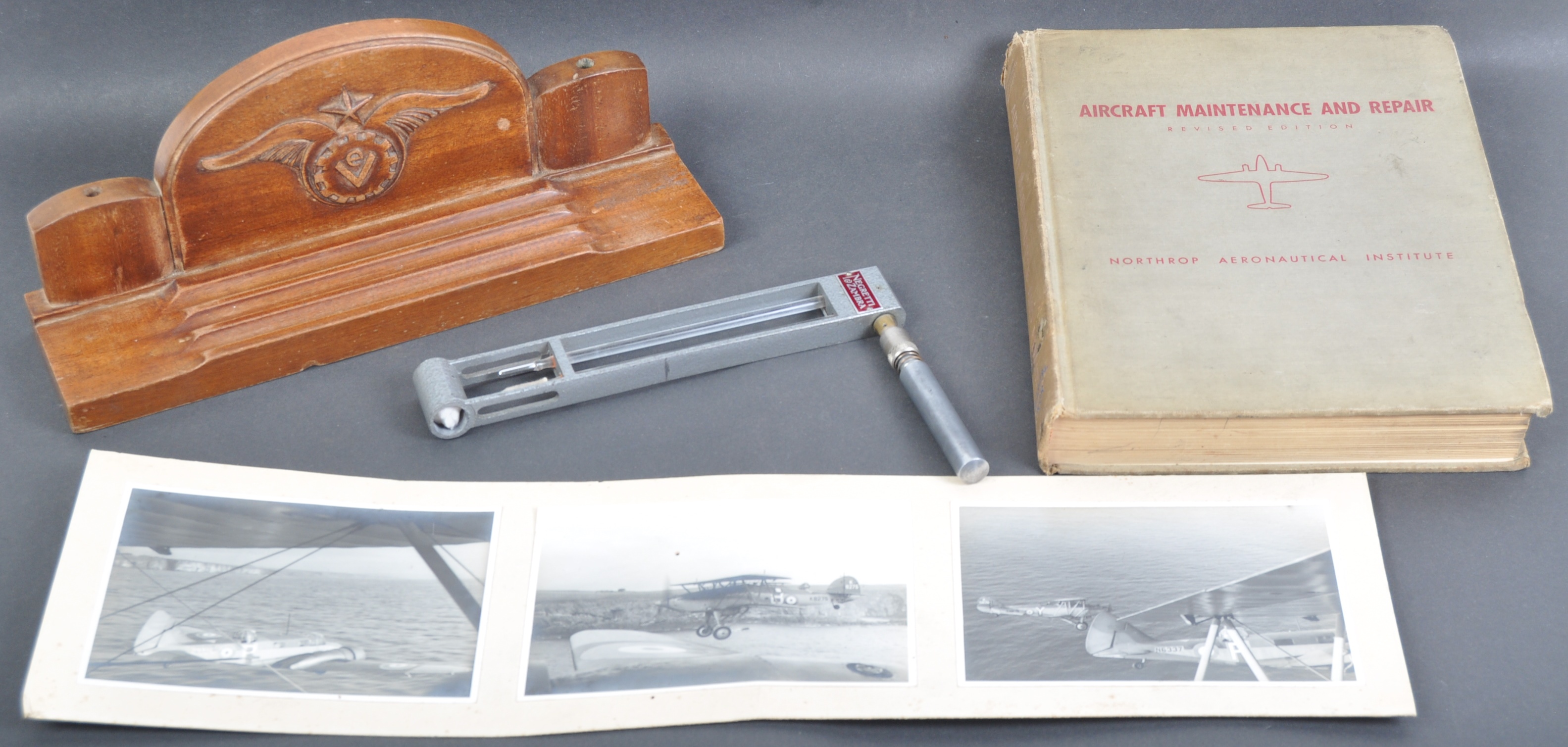 COLLECTION OF ASSORTED WWII AVIATION RELATED ITEMS - Image 14 of 14