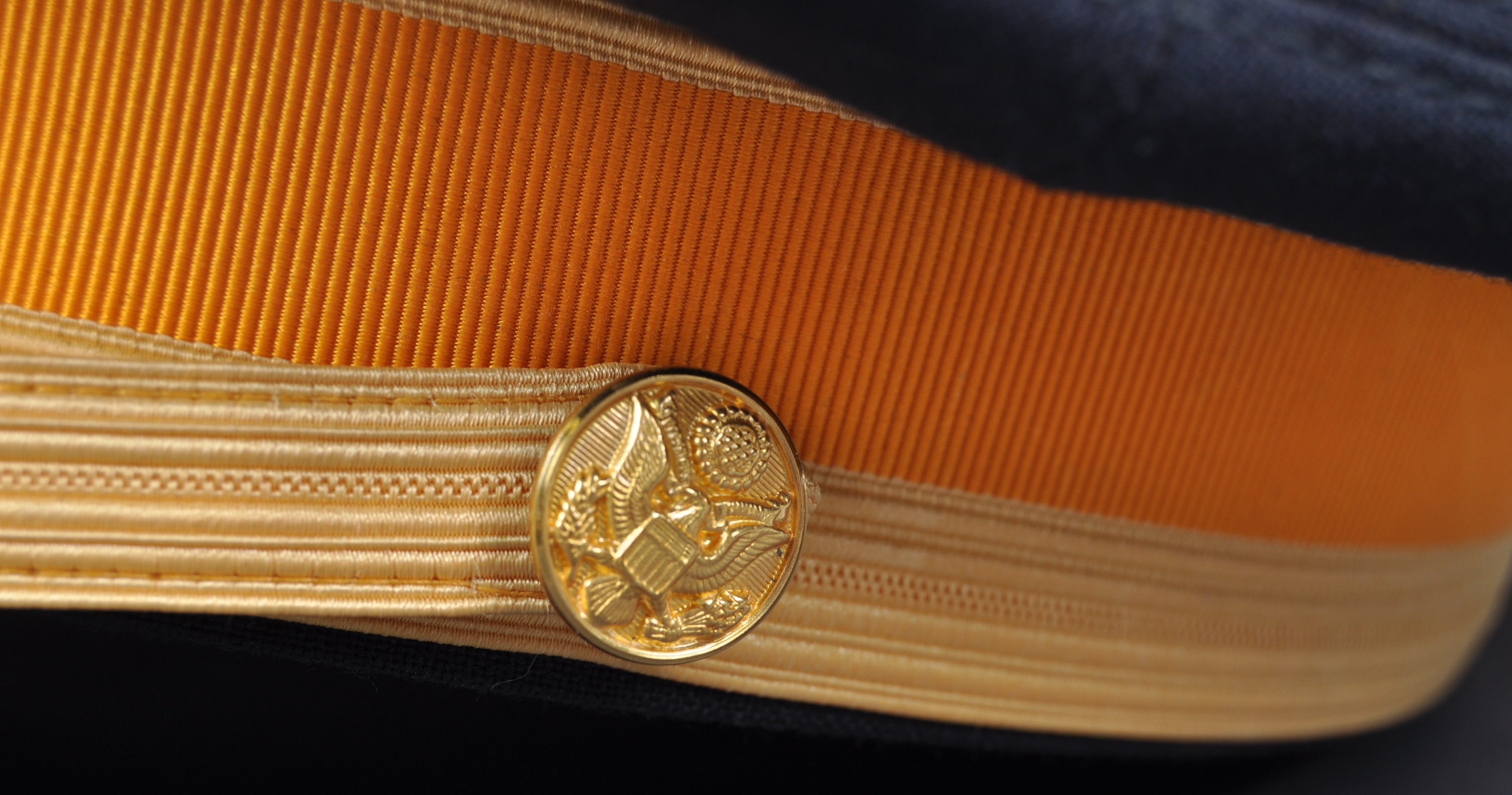 20TH CENTURY US CAVALRY OFFICER'S BANCROFT UNIFORM PEAKED CAP - Image 5 of 5