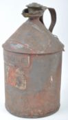 VINTAGE WWI FIRST WORLD WAR PERIOD BENZOLINE OIL BOTTLE / CAN