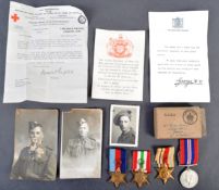 WWII SECOND WORLD WAR MEDAL GROUP - PRIVATE L. LEWIS BRITISH AIRBORNE - KIA