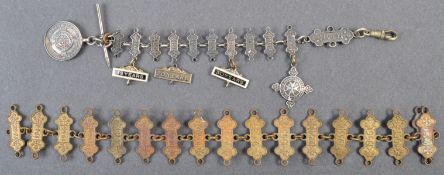 ORIGINAL EARLY 20TH CENTURY ST JOHNS AMBULANCE MEDAL CHAIN