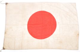 WWII SECOND WORLD WAR JAPANESE SURRENDER FLAG GIFTED TO LIEUTENANT