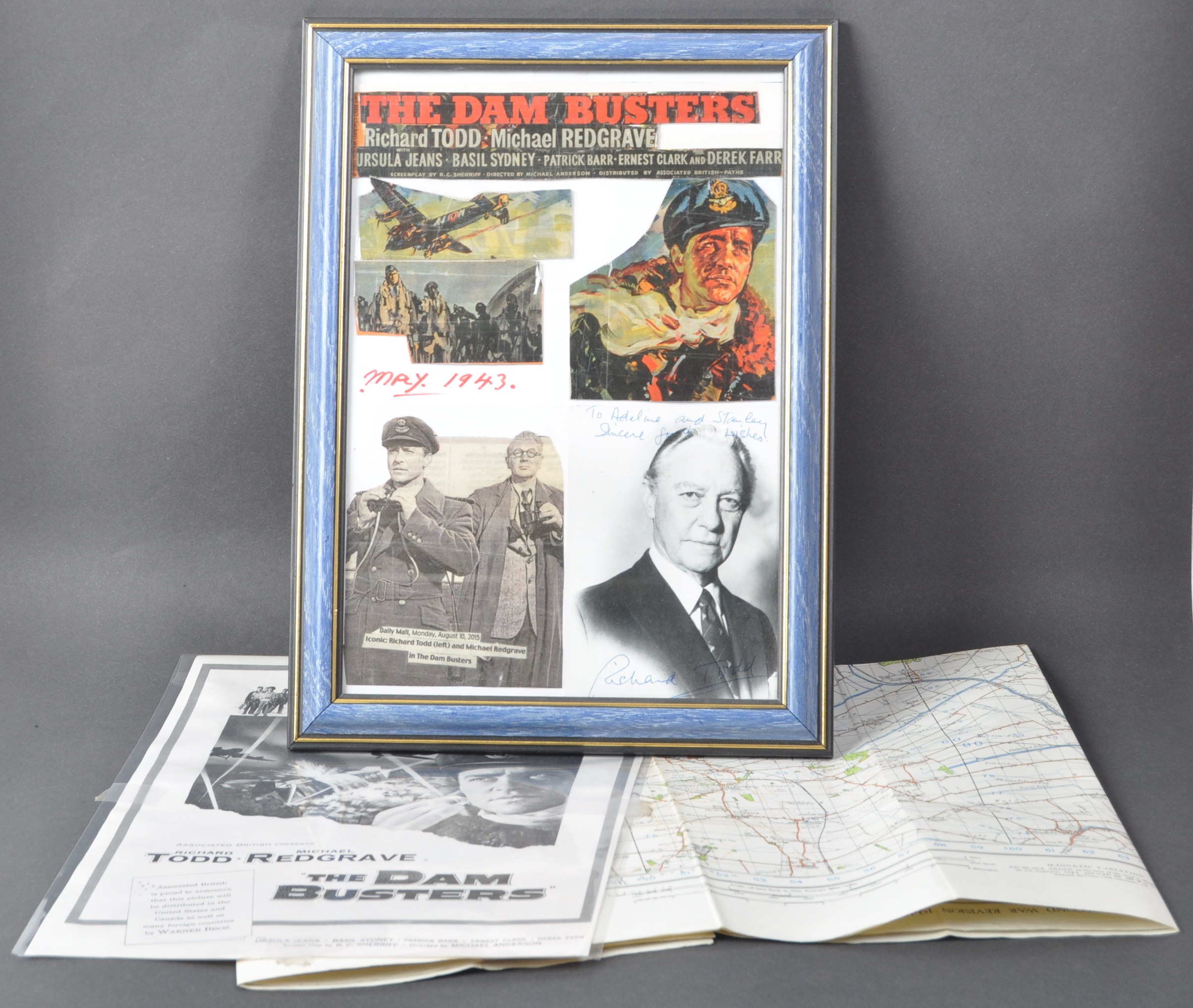 THE DAM BUSTERS (1955 FILM) - COLLECTION OF MEMORABILIA