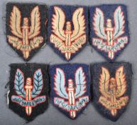 COLLECTION OF WWII SECOND WORLD WAR TYPE SAS PATCHES