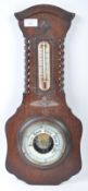 WWII SECOND WORLD WAR RAF RELATED OAK BAROMETER - SCAMPTON INTEREST