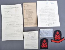 WWII ROYAL AIR FORCE - CARDINGTON HALL (BALLOONS) INTEREST COLLECTION