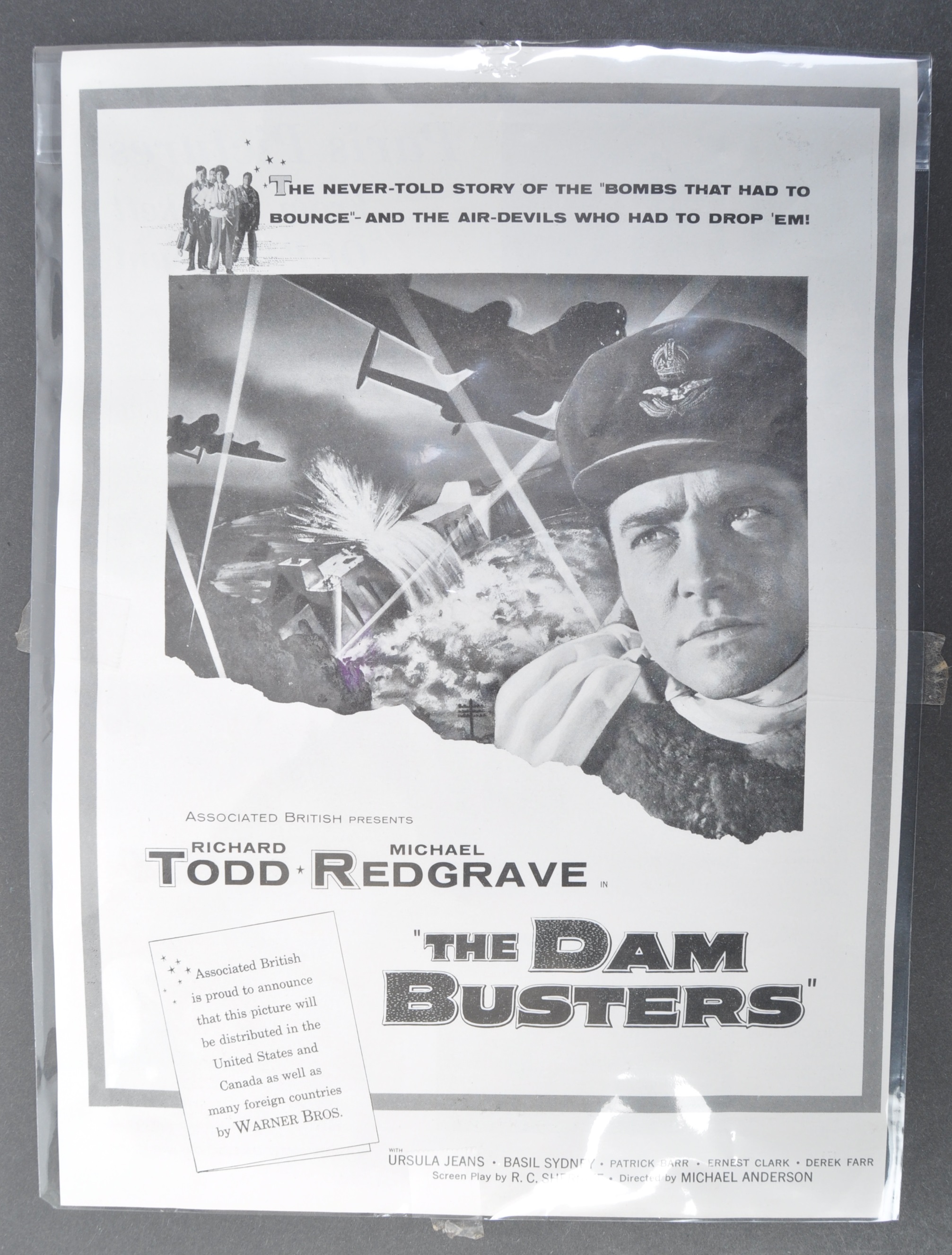 THE DAM BUSTERS (1955 FILM) - COLLECTION OF MEMORABILIA - Image 2 of 6