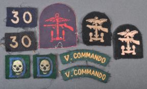 COLLECTION OF ASSORTED WWII SECOND WORLD WAR RELATED PATCHES