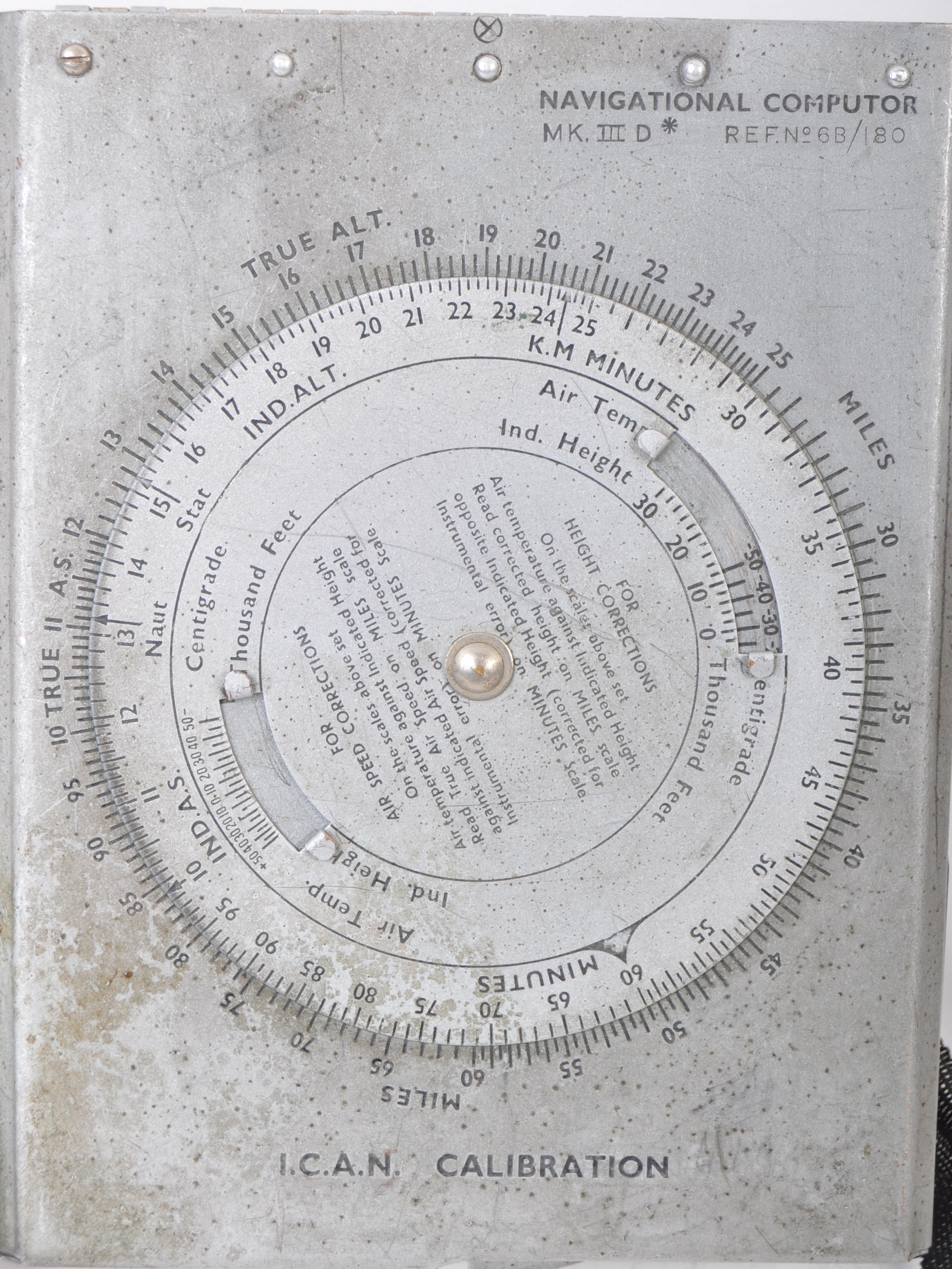 WWII SECOND WORLD WAR RAF NAVIGATIONAL COMPUTOR MK III - Image 2 of 6