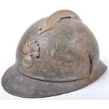 WWI FIRST WORLD WAR FRENCH ADRIAN STEEL UNIFORM HELMET