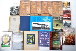 COLLECTION OF ASSORTED MILITARY RELATED BOOKS - BOER WAR, WW1 ETC