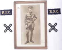 COLLECTION OF WWI FIRST WORLD WAR RELATED RFC ITEMS