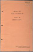 WWII SECOND WORLD WAR 1943 BELGIUM BASIC HANDBOOK