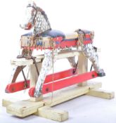 ANTIQUE HANDMADE AND PAINTED CHILDS ROCKING HORSE