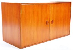 HANSEN & gULDBORG DANISH TEAK WOOD WALL HANGING UNIT