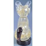 MURANO GLASS FIGURE OF A CAT BY ARCHIMEDE SEGUSO