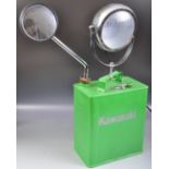 VINTAGE CONVERTED OIL CAN LAMP LIGHT FINISHED IN GREEN