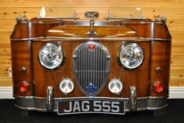 JAGUAR - INCREDIBLE 1940S SIDEBOARD STYLE OF JAGUAR MK 2