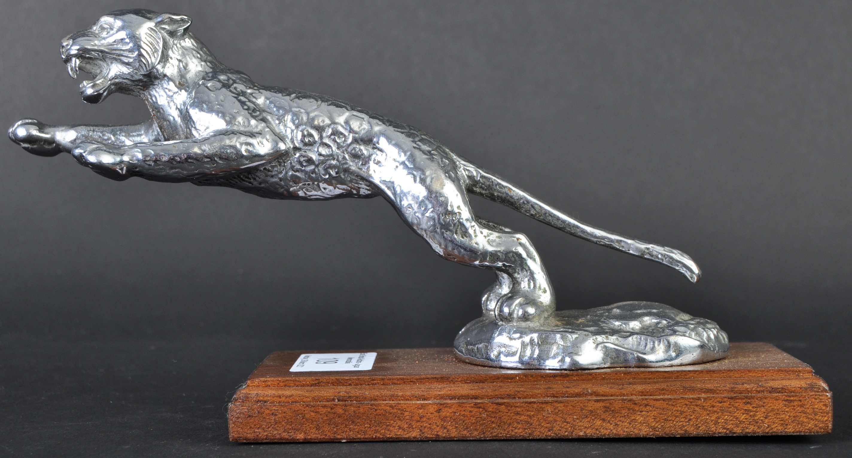 DESMO CAR MASCOT - 1930S ORIGINAL LEAPER / LEAPING CAT - Image 3 of 5