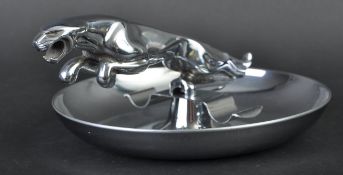 JAGUAR - VINTAGE 20TH CENTURY CHROME LEAPER ASHTRAY