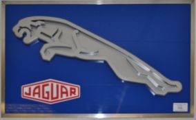 JAGUAR CARS - 20TH CENTURY DEALERSHIP ADVERTISING SIGN