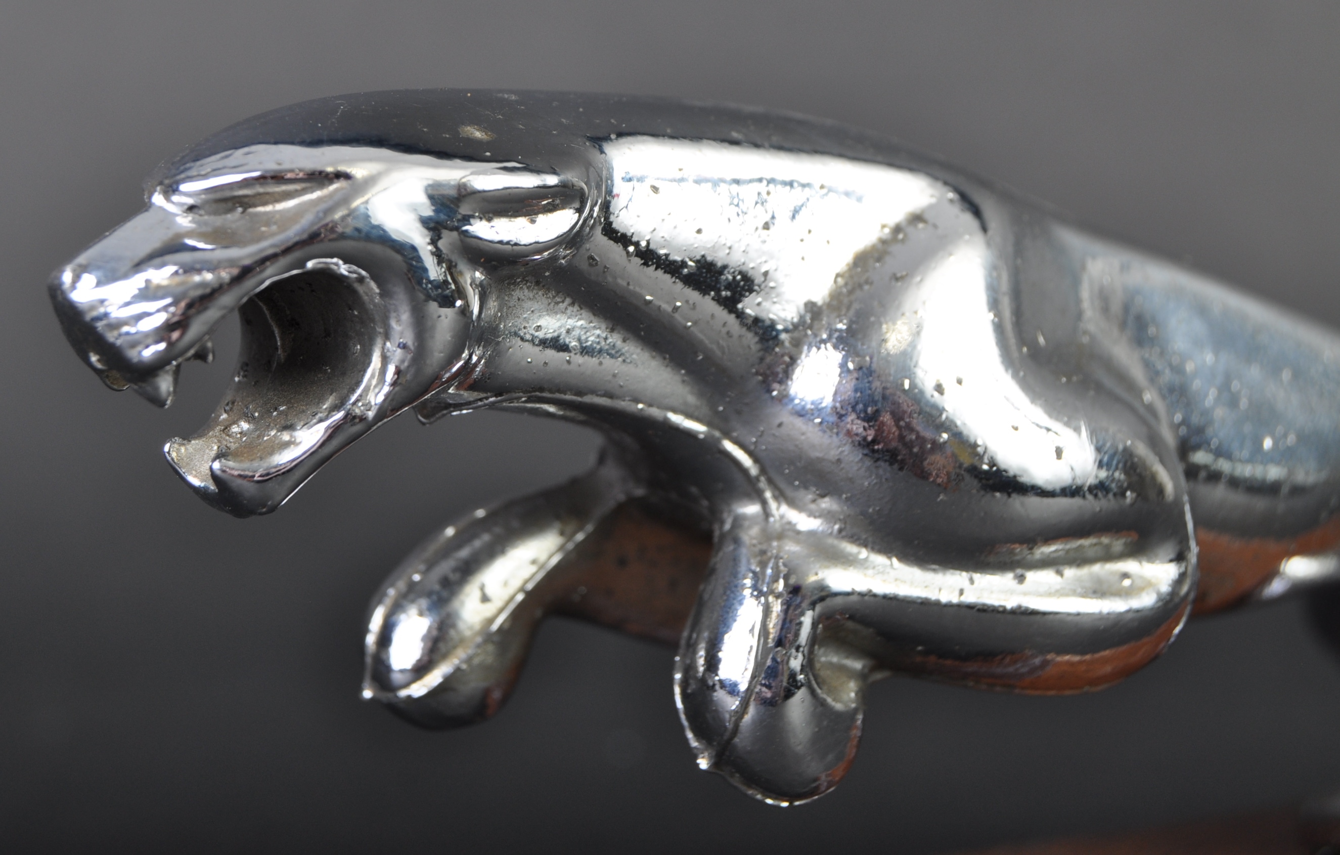 JAGUAR MASCOT - AMERICAN HOODGEM CHROME LEAPER - Image 4 of 5