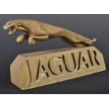 JAGUAR - UNUSUAL SHOWROOM RESIN JAGUAR MASCOT DISPLAY