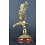 CAR MASCOT - VINTAGE BRASS EAGLE CAR BONNET MASCOT