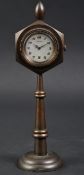 JAGUAR - ANTIQUE C1930S JAGUAR DESK CLOCK ON STAND