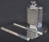 JAGUAR - ORIGINAL 1980S HIP FLASK BY ROYAL LONDON