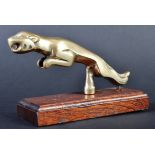 JAGUAR MASCOT - UNUSUAL BRASS HANDLE LEAPER MASCOT